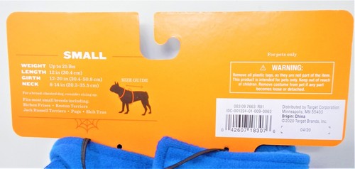Costume Hyde and Eek Boutique consegna animali domestici cane gatto vestito piccolo - Foto 4 di 4