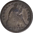 1853-O Seated Liberty Half Dime w/Arrows ~ Good Details