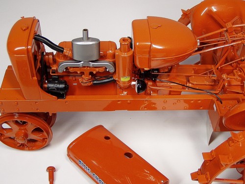 Vtg ALLIS CHALMERS STEEL WHEEL WC TRACTOR 1:12 Metal Diecast MODEL Franklin Mint - Picture 9 of 18