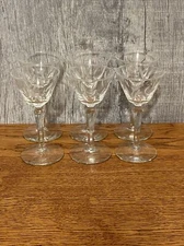 WINDSWEPT BY LIBBEY Glass Company Liquor Cocktail Glass (6) Vintage