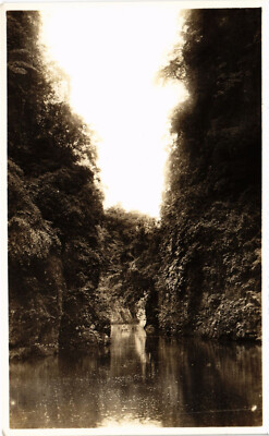 PC PHILIPPINES, RIVER SCENE, Vintage REAL PHOTO Postcard (b60214)