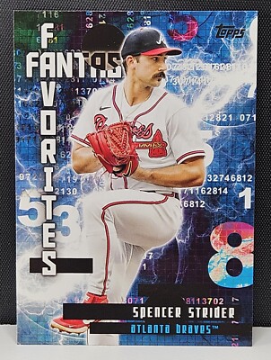 2024 Topps Series 2 Spencer Strider Fantasy Favorites #FF-12 Atlanta Braves