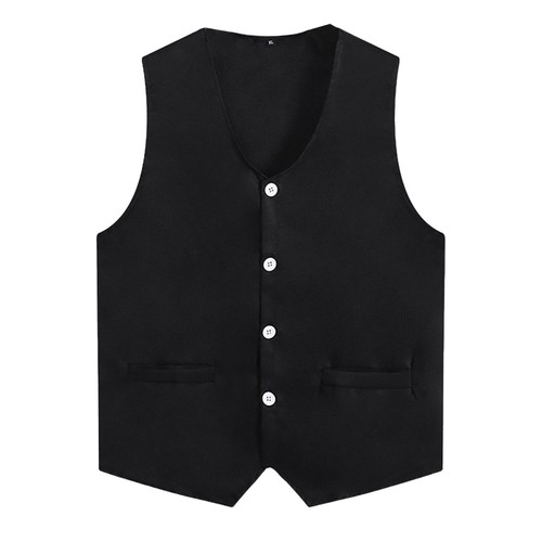 Unisex Kid Volunteer Activity Vest Button Up Waistcoat Uniform Sleeveless Jacket - Picture 29 of 119