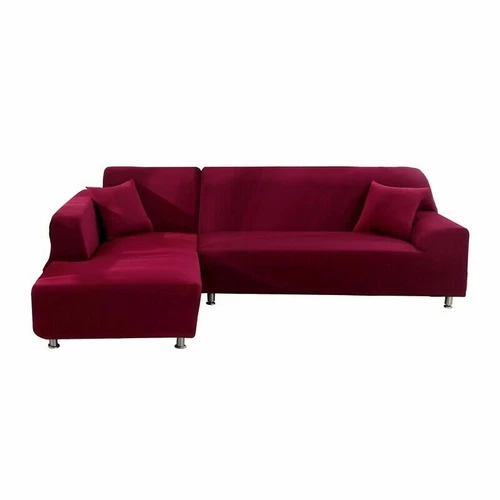 2pcs Sofa Cover L Shape Couch Slipcover Stretch Soft 2+2/2+3/3+3/3+4 Seater - Bild 21 von 23