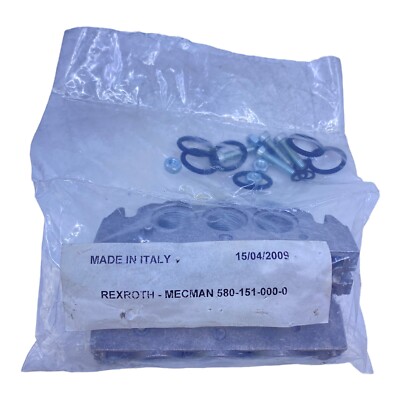 Rexroth 580-151-000-0 End Plate for Industrial Use -1...16 Bar Rexroth 58