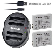 NB-5L Battery Dual USB Charger for Canon PowerShot SD880 IS, SD890 IS,SD900 IS