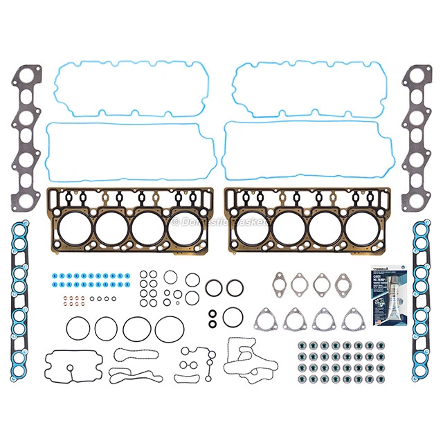 Подходит для комплекта прокладок головки 08-10 Ford F-250 F-350 6,4 л OHV Powerstroke Diesel Turbo - Изображение 2 из 4