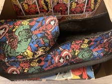 Marvel Men's Lined Slippers, Size Medium 9-10, Slip-On Brand New in Box