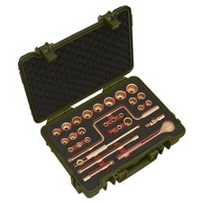Sealey Socket Set 32 Pieces 1/2"Sq Drive Non-Sparking - NS039