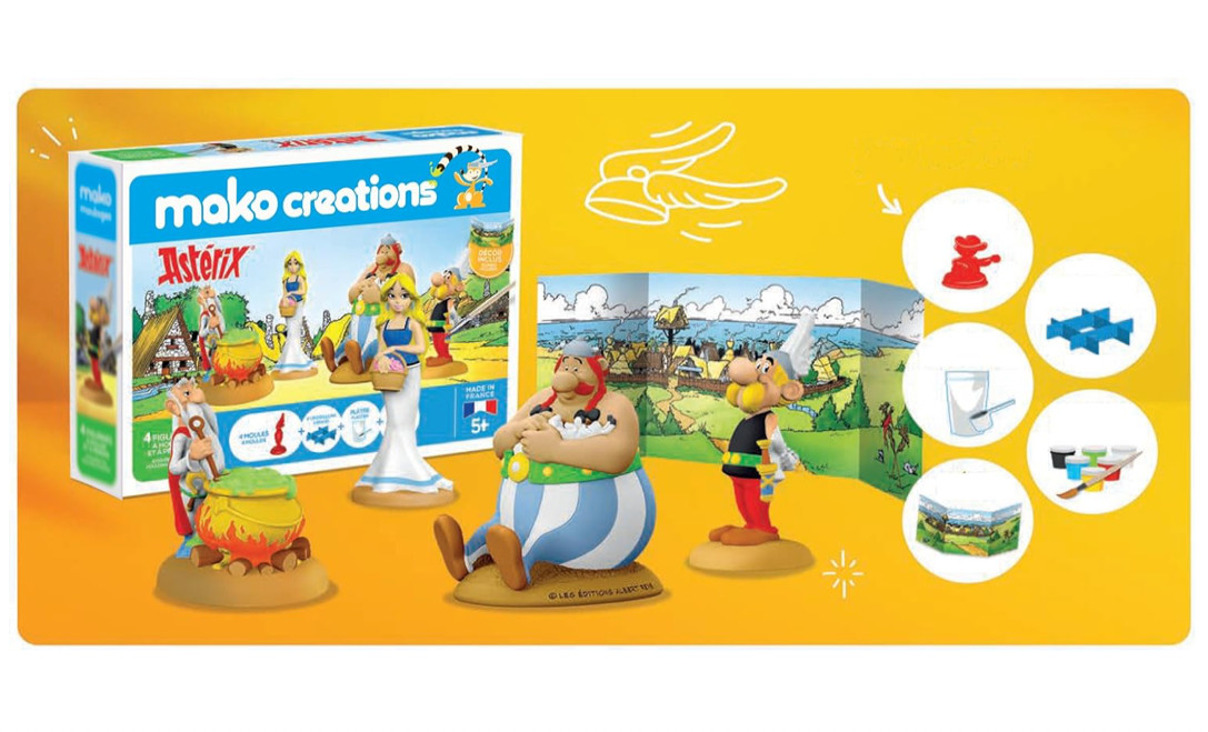 Mako Figurine moulages Astérix kit créatif pour occuper les enfants intelligemment