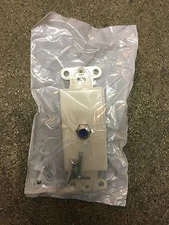 Leviton 40681-T Light Almond Decora TV Jack TV Cable Connector