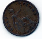 1930 George V Half Penny — photo from another recent sale