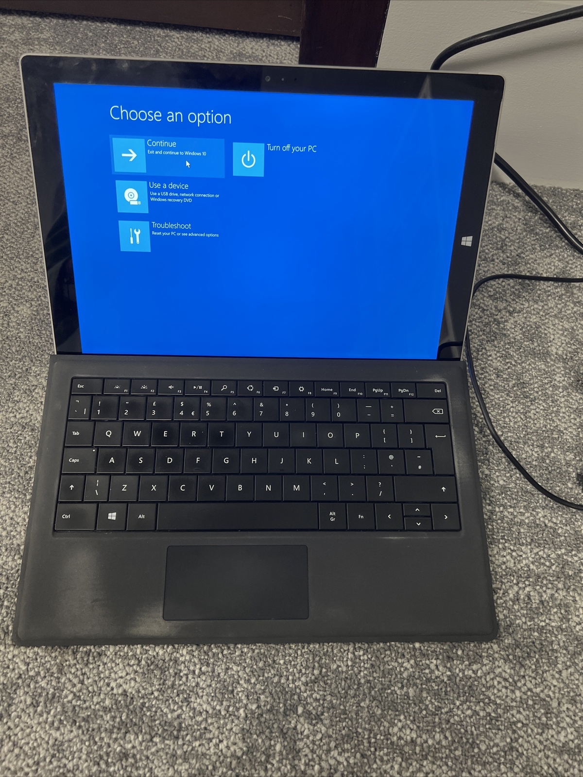 Microsoft Surface Pro 3 Core i5 Windows 10 Tablet 4GB 128GB SSD 12.3