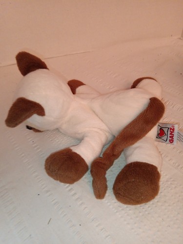 Ganz Webkinz Siamese Cat Kitty HM160 Plush Stuffed Animal 8” NO CODE - Picture 3 of 6