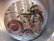 12s Elgin 17J pocket watch movement