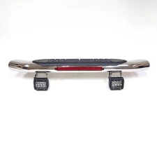 For 2" Receiver Chrome Tow Hitch Step Bar Guard 36" Curved Brake Spot Lights LED