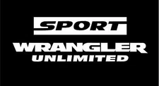 Unlimited Sport Refresh Kit 2006-2014 Vinyl Decal Set For both sides.