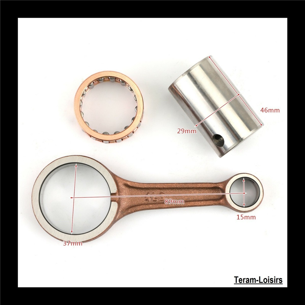 YAMAHA YBR 125 STX All Years Connecting Rod Kit + Shaft + Needle