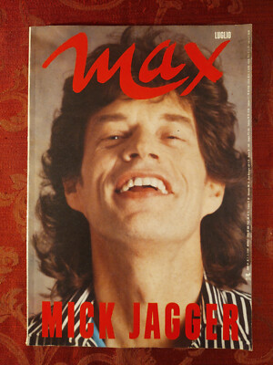 RARE MAX Magazine Lugio 1990 Mick Jagger Jeff Bridges Billy Idol Robert Englund