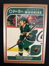 21-22 UD Series 2 Hockey O-Pee-Chee Glossy Rookies Bronze SP R-17 Calen Addison