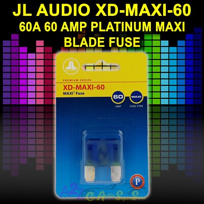 JL AUDIO  XD-MAXI-60 (90448) 60A 60 AMP PLATINUM MAXI BLADE FUSE - XDMAXI60 XD