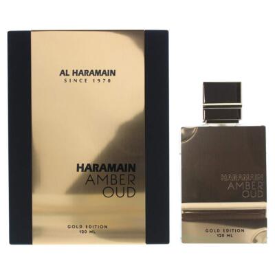 Al Haramain Amber Oud Unisex EDP Spray (Gold Edition) 4 oz 4 Fl Oz
