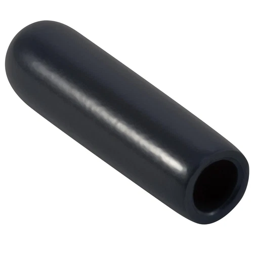 Caplugs HVC-250-8 – Flexible Round Caps 5000 Pack, Black Vinyl 0.250" W x 0.500"