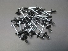 Vintage Snowmobile FOR Merc Mercury,Large Head Black Rivets 50 pcs 3/16" Rivets
