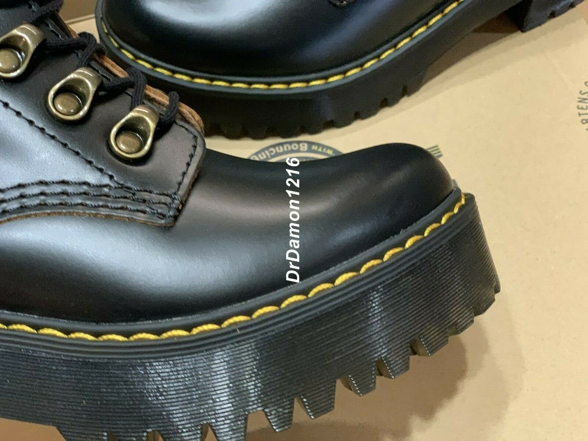 NIB Dr.Martens LEONA Women Mid Heel Hook Boots Black Vintage NIB Dr.Martens LEONA Women Mid Heel Hook Boots Black Vintage