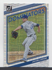 JACOB DeGROM : MLB - 2022 DONRUSS - DOMINATOR VECTOR - CARD No # D-2