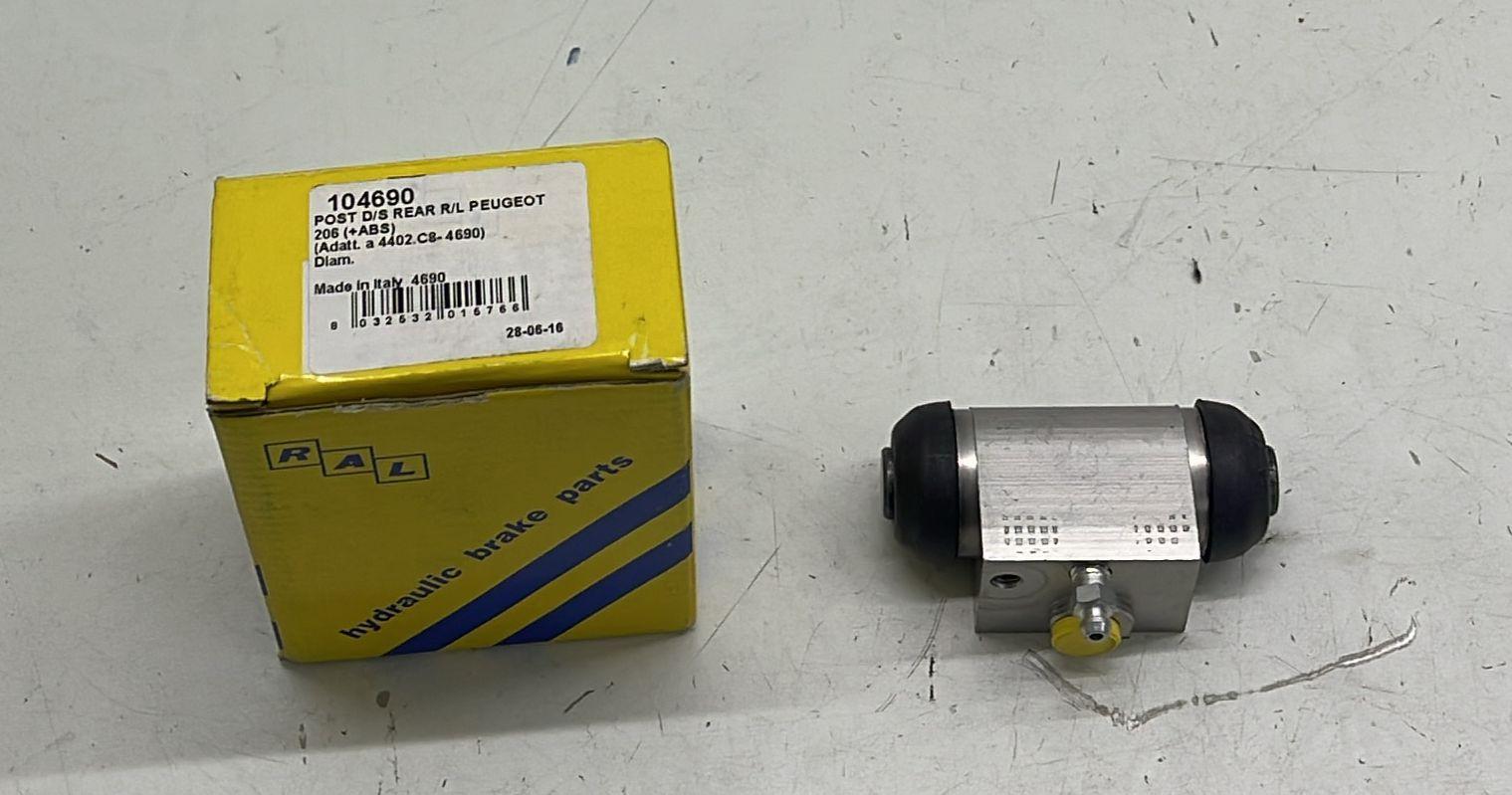 PEUGEOT 206 Rear Brake Cylinder Right Side CODE: 104690 | eBay