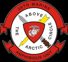 4" MARINE CORPS 36TH MAU AMPHIBIOUS UNIT STICKER DECAL MADE IN USA