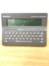 Franklin Language Master Dictionary Thesaurus LM-20008 Merriam-Webster tested