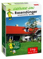 GrüNer Jan RasendüNger 3Kg Gras Wiese Rasen Garten DüNger DüNgemittel VolldüNger