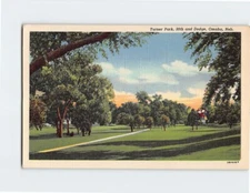 Postcard Turner Park 30Th & Dodge Omaha Nebraska