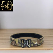 Multi-Camo 2-L Tactical 2 Inch Combat Belt Quick Release Buckle MOLLE Hunting Sp
