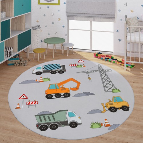 Tapis Lavable Pour Chambre D'enfant Race Track Design | Tapis De Jeu Amusant Pour Garçons Et Filles | Tapis Rectangulaire Sur Le Thème Des Voitures | Idéal Pour Les Salles De Jeux - France