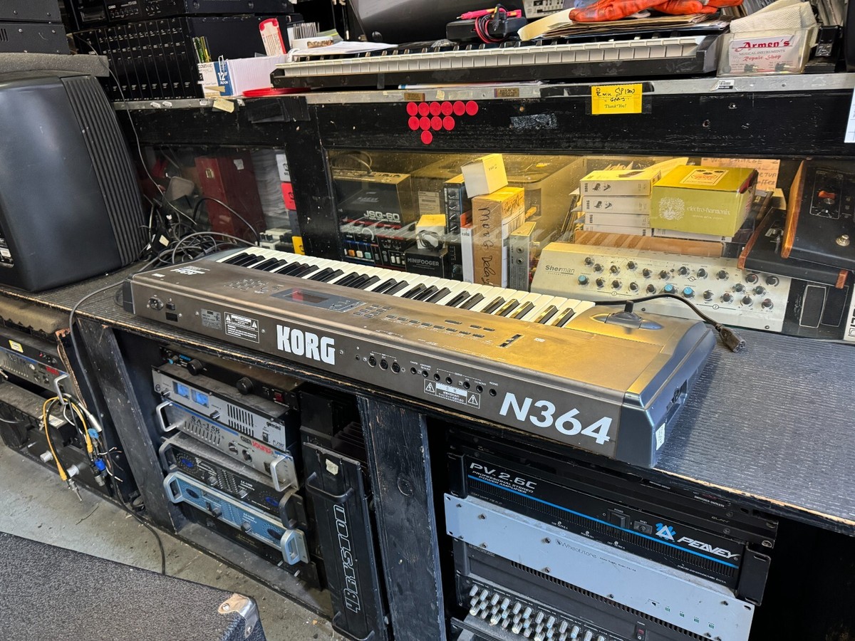 Korg N364 61 key Workstation synthesizer keyboard , N 364 ARMENS