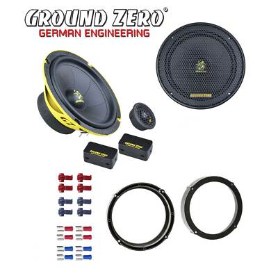 Ground Zero Auto SPL Lautsprecher System 16,5cm für VW Golf VI (1K/1KM)