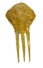 Vintage decorative hair combs 5   Celluloid Ivory