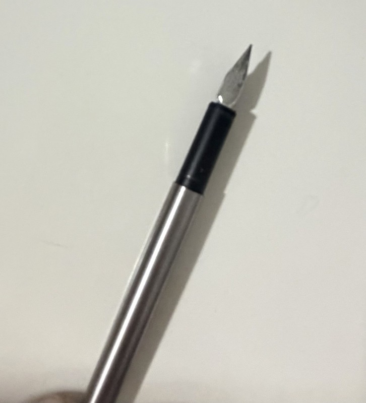 Mont blanc Silver With Black Pen