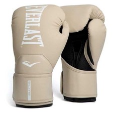(TG. 10 ounces) Guanti da Boxe Everlast Elite 2 10oz, Champagne, per Sacco, Alle
