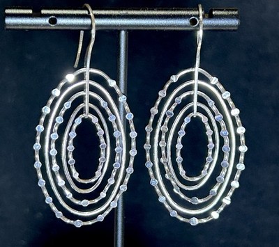 Ohrringe Sterlingsilber Wasserfall