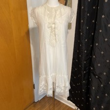 Elie Tahari Miranda Antique Sheer Silk Dress NWT WOMENS SMALL See Description!
