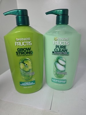 Garnier Fructis Grow Strong Shampoo & Conditioner Pure Clean 33.8oz. D