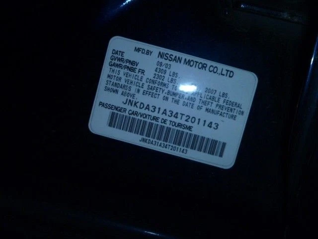 Luz antiniebla de esquina/estacionamiento para pasajeros compatible con 02-04 Infiniti I35 355075 Foto 4 de 4