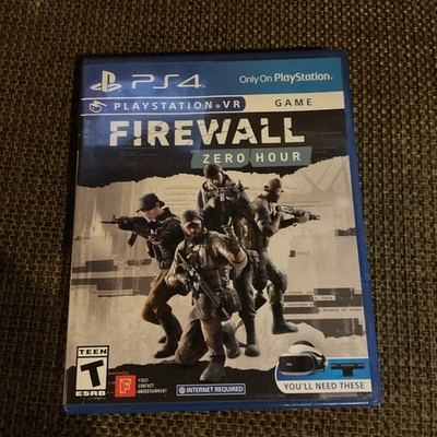 Firewall: Zero Hour VR - Sony PlayStation 4 PS4 Disc Mint! TESTED and WORKING!