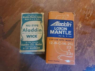ALADDIN LOXON Mantle for 12-B-C-21c Models in Original Box Nu-type Aladdin Wick