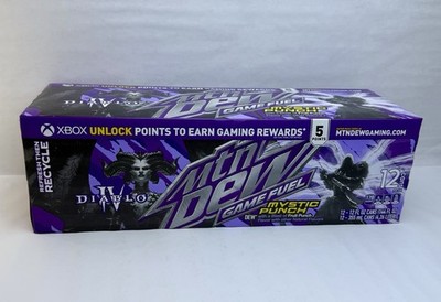 2023 Mtn Dew Game Fuel Mystic Punch 12 Pack Sealed Box  Discontinued Mountain