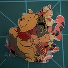 Winnie the Pooh Tigger Eeyore & Piglet Hugging Pin disney Japan  — photo 2